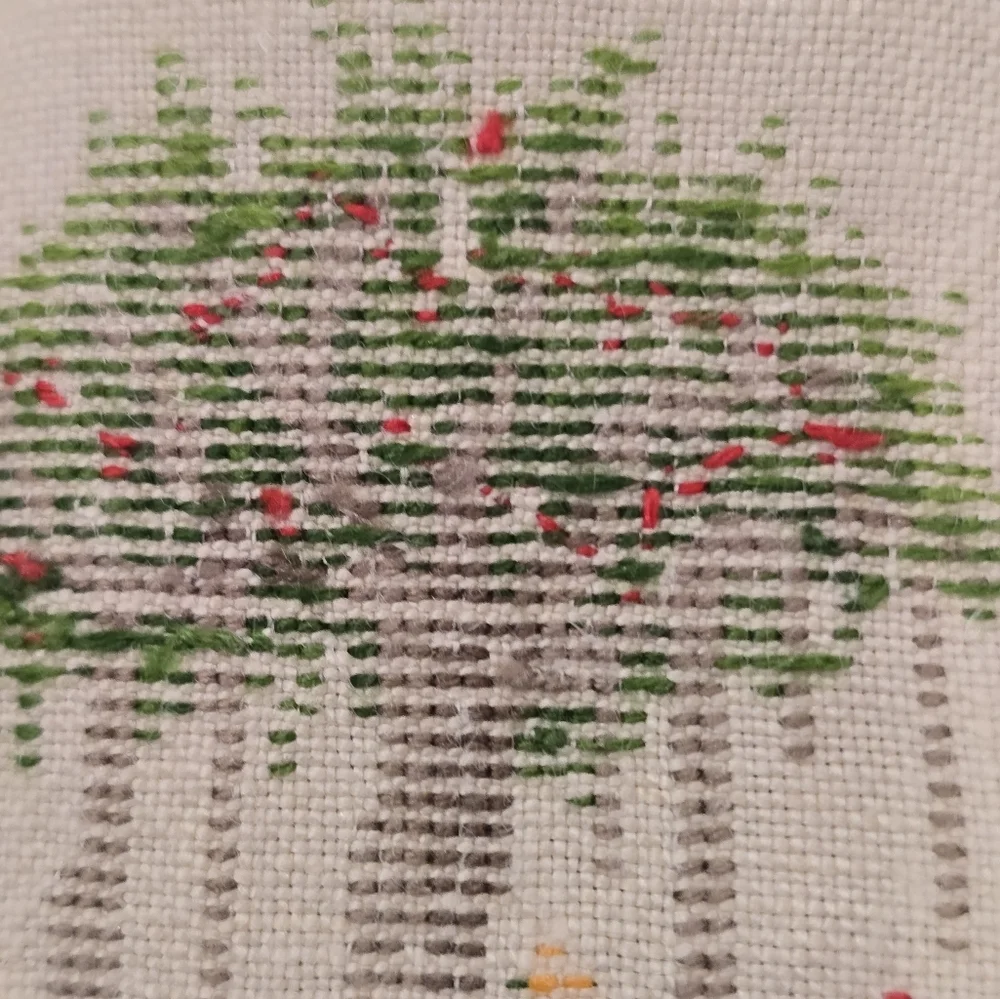 Hand embroidered table and hand linens from Indonesia 1950s